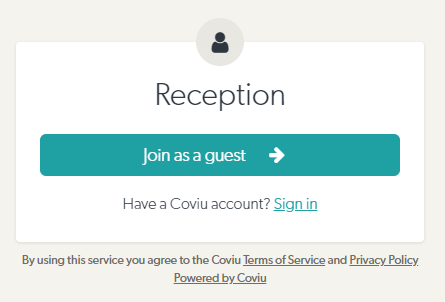 Coviu reception Montford Specialist Centre